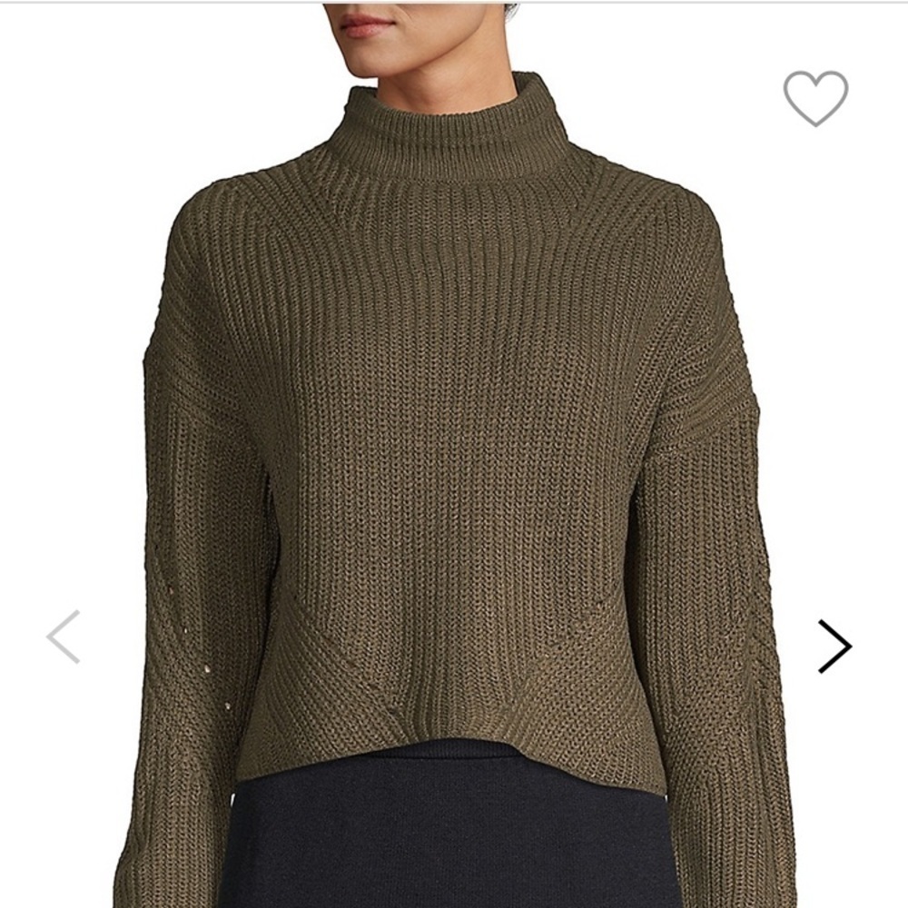 High Neck Knitted Pullover Sweater